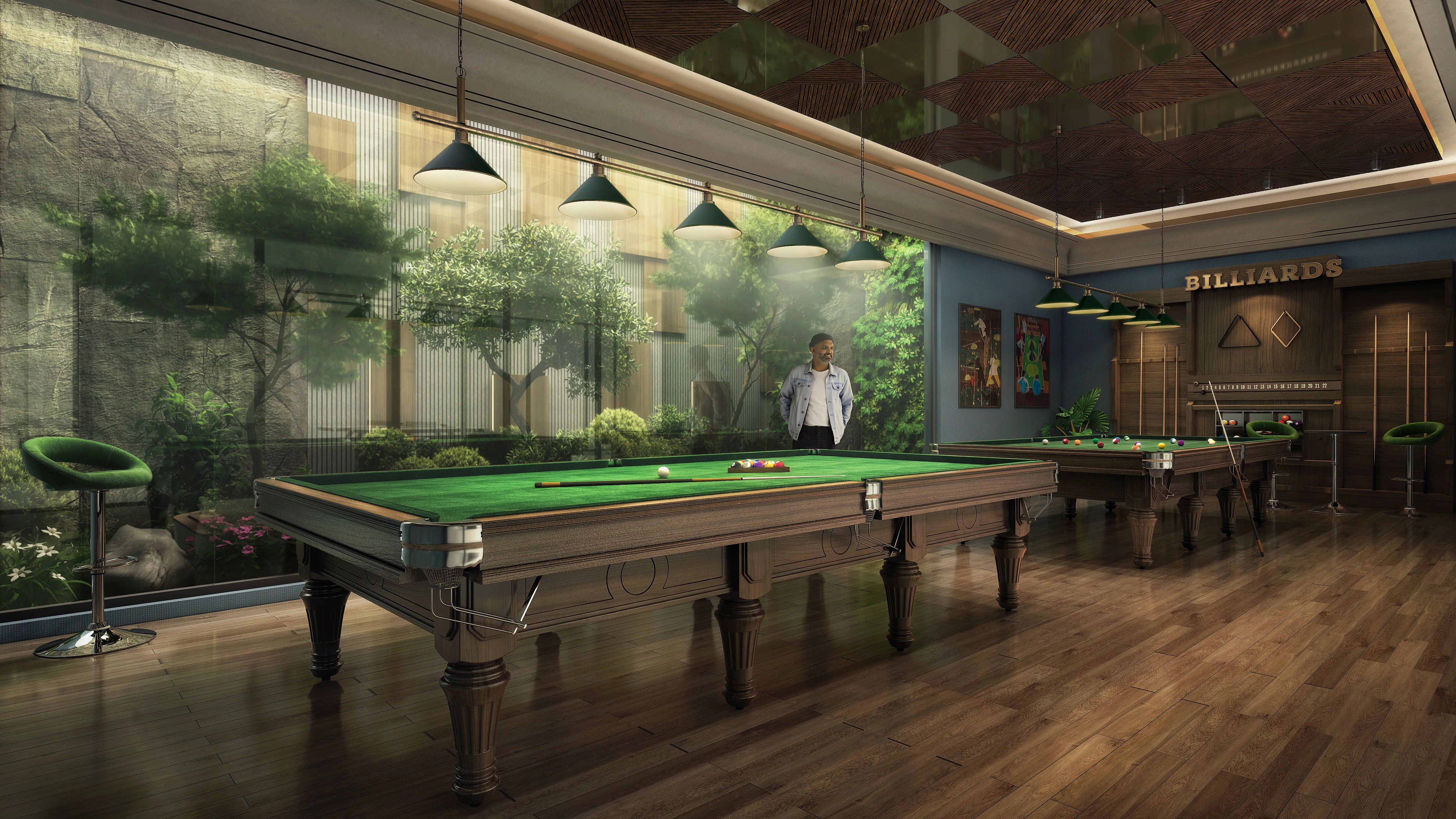 Stalwart Atmosphere — Billiards Area