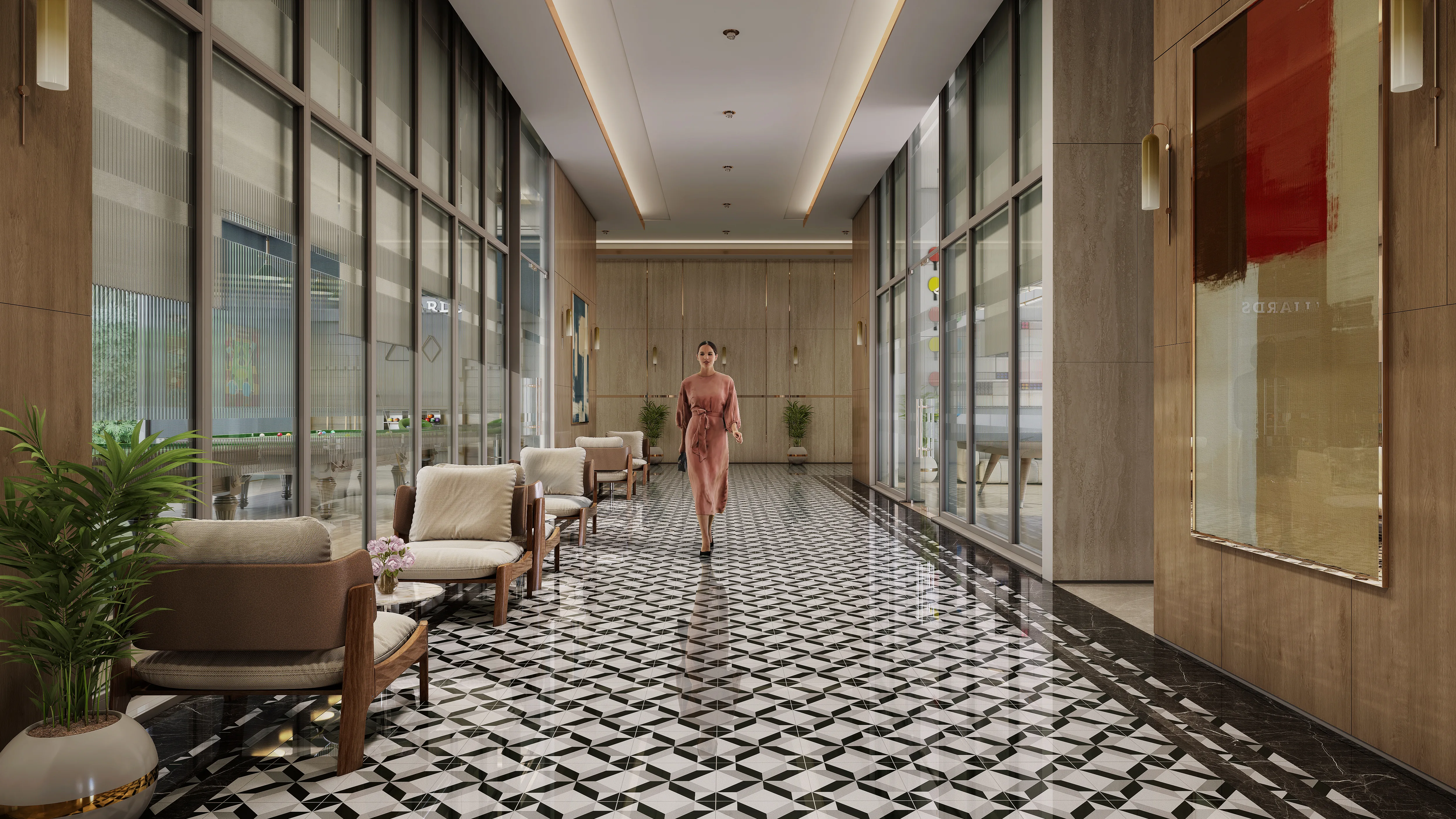 Stalwart Atmosphere — Lobby Corridor