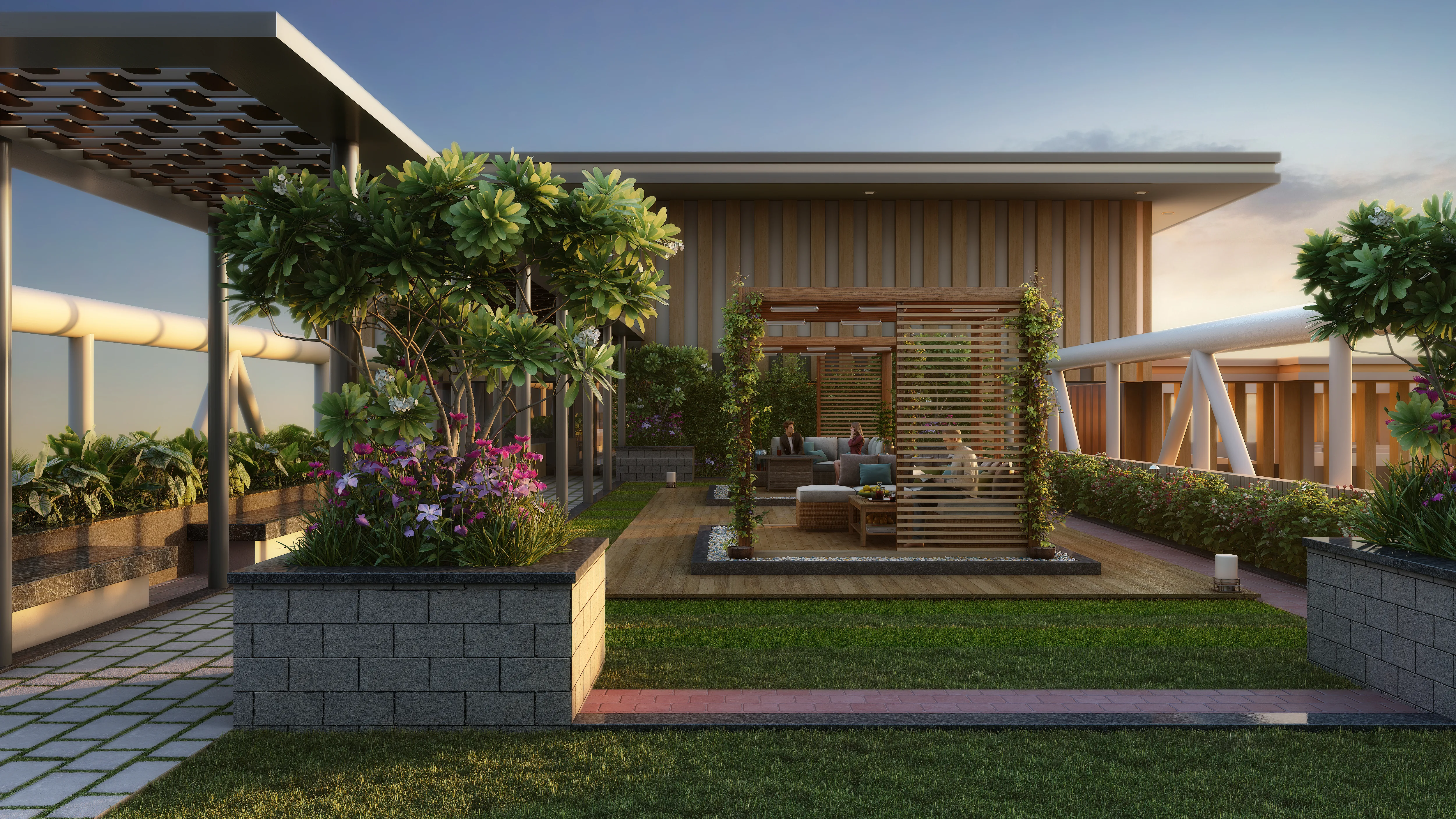 Stalwart Atmosphere — Terrace Pergola