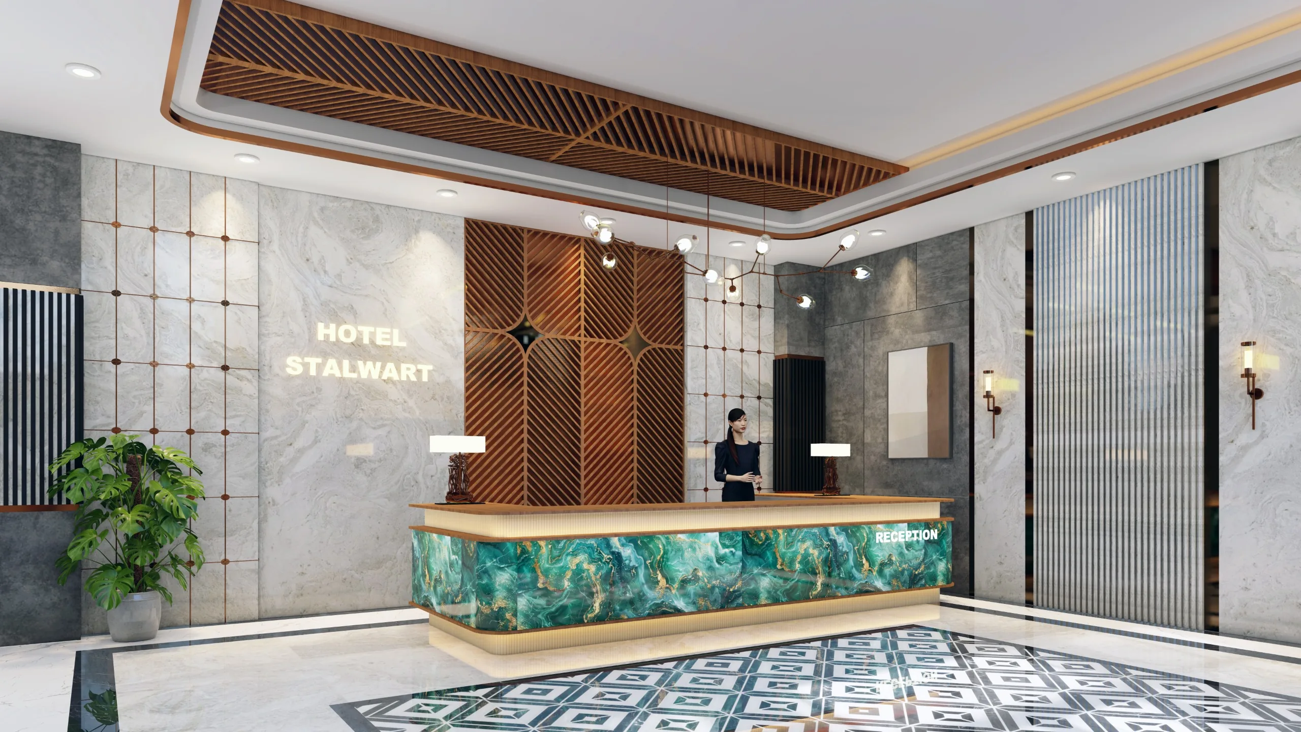 Stalwart Muduli Hotel — Lobby Reception